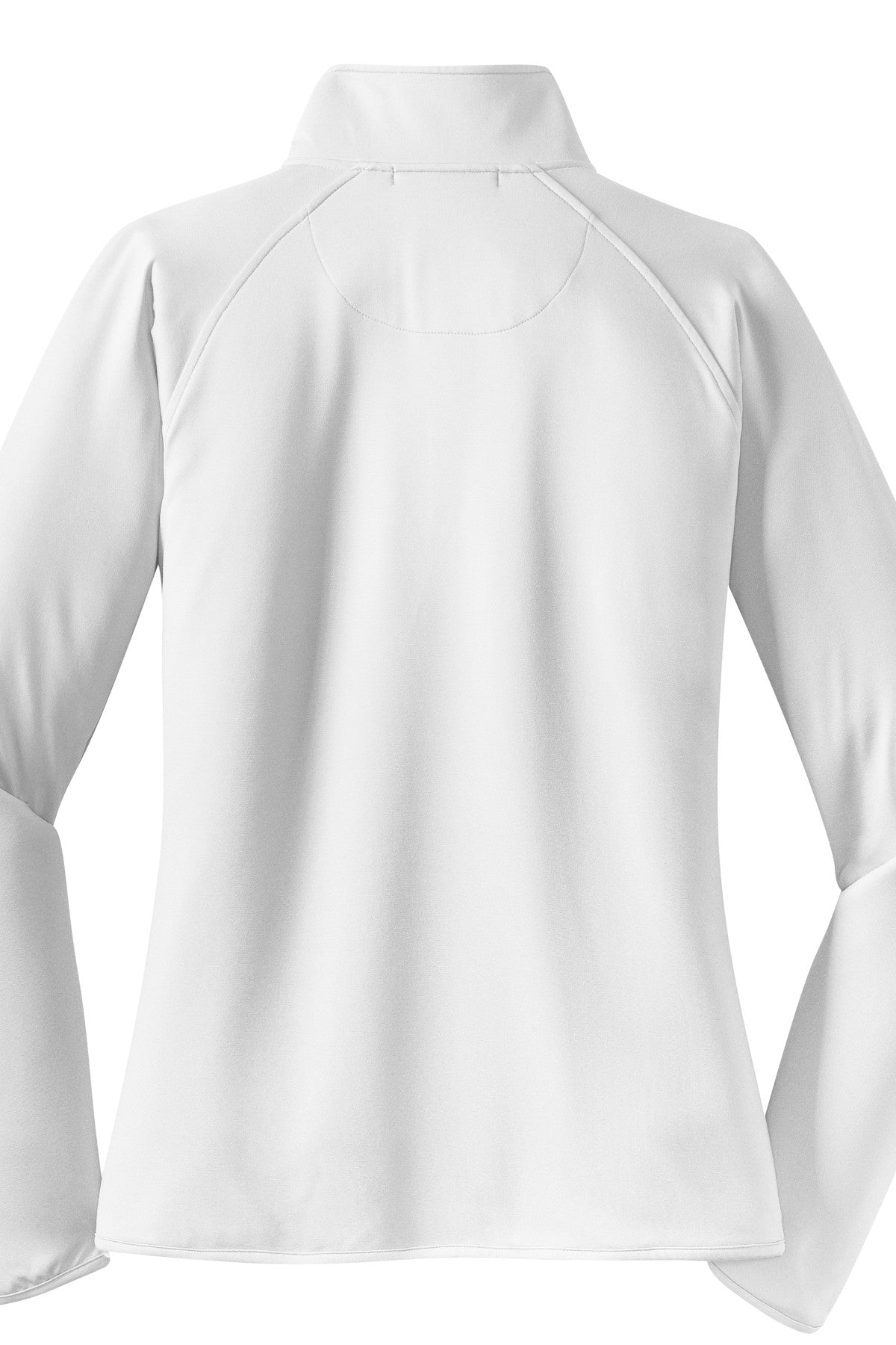 Sport-Tek® Women's Sport-Wick® Stretch 1/4-Zip Pullover - White