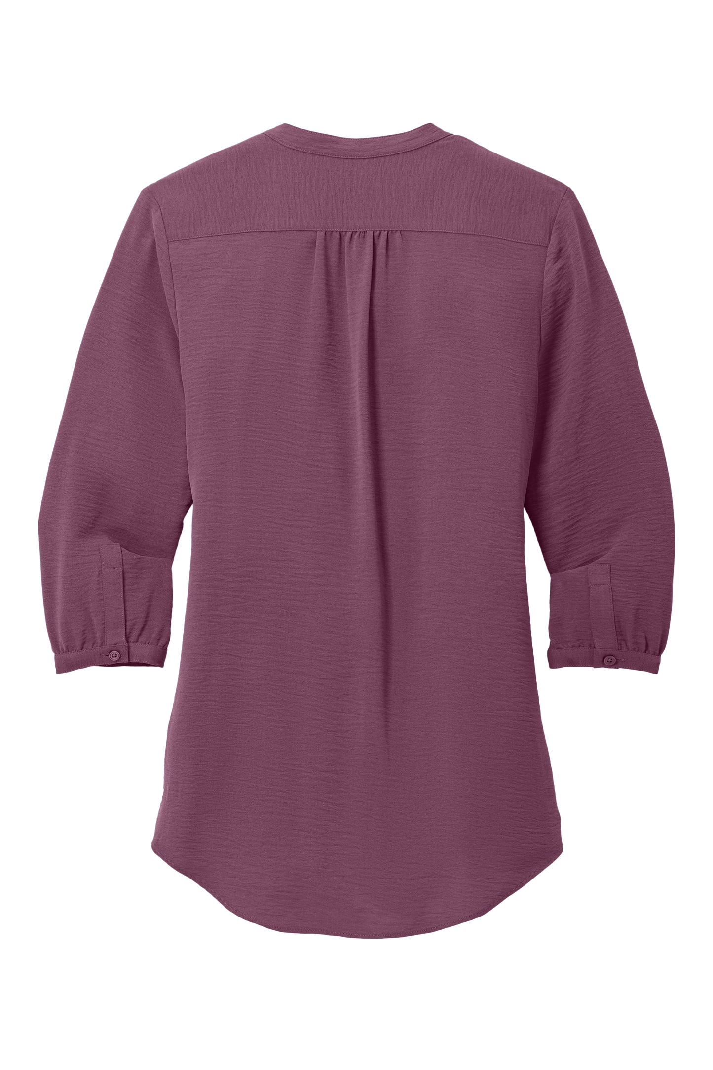 Port Authority® Women's 3/4-Sleeve Textured Crepe Tunic - Purple Mist