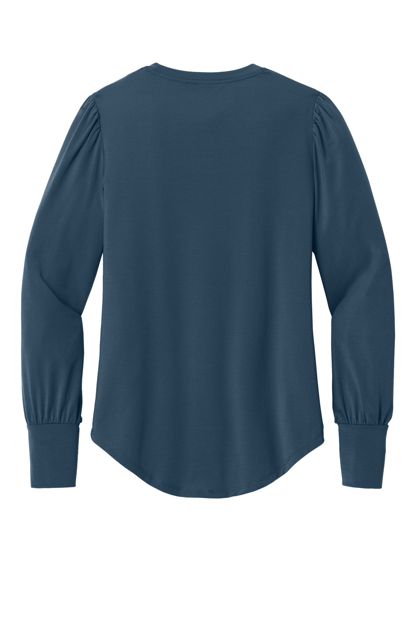 Mercer+Mettle® Women’s Stretch Jersey Long Sleeve Blouson Top - Insignia Blue