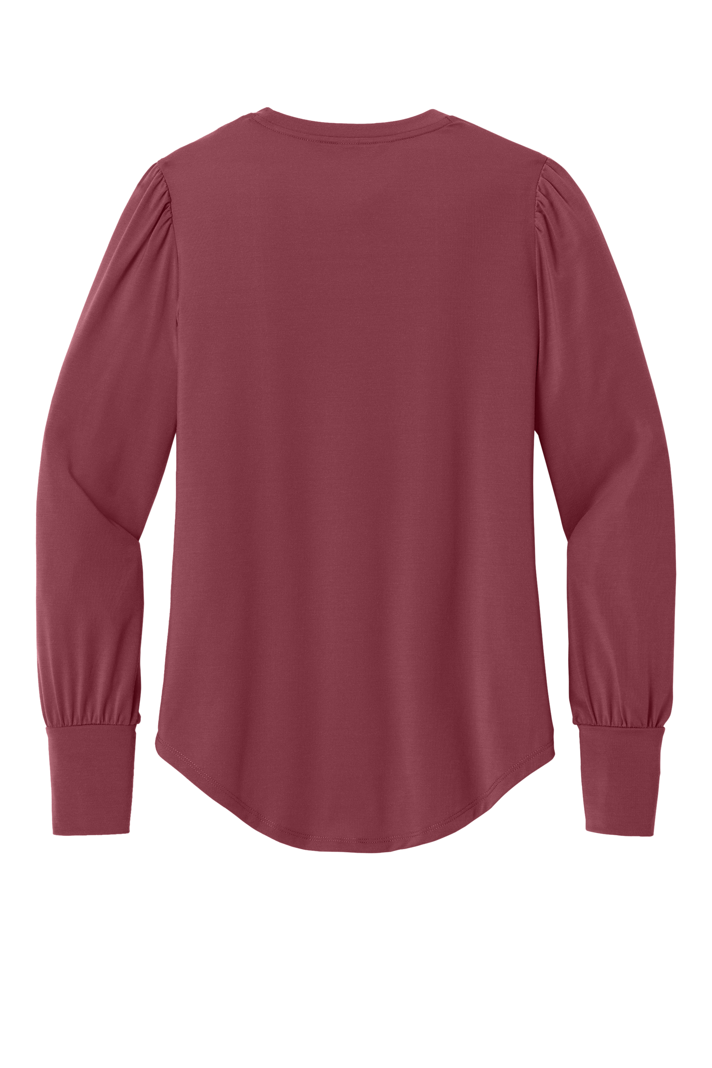 Mercer+Mettle® Women’s Stretch Jersey Long Sleeve Blouson Top - Rosewood
