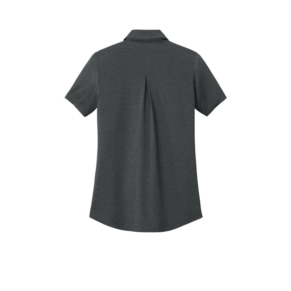 Mercer+Mettle® Women’s Recharge Jersey Polo - Anchor Grey Heather