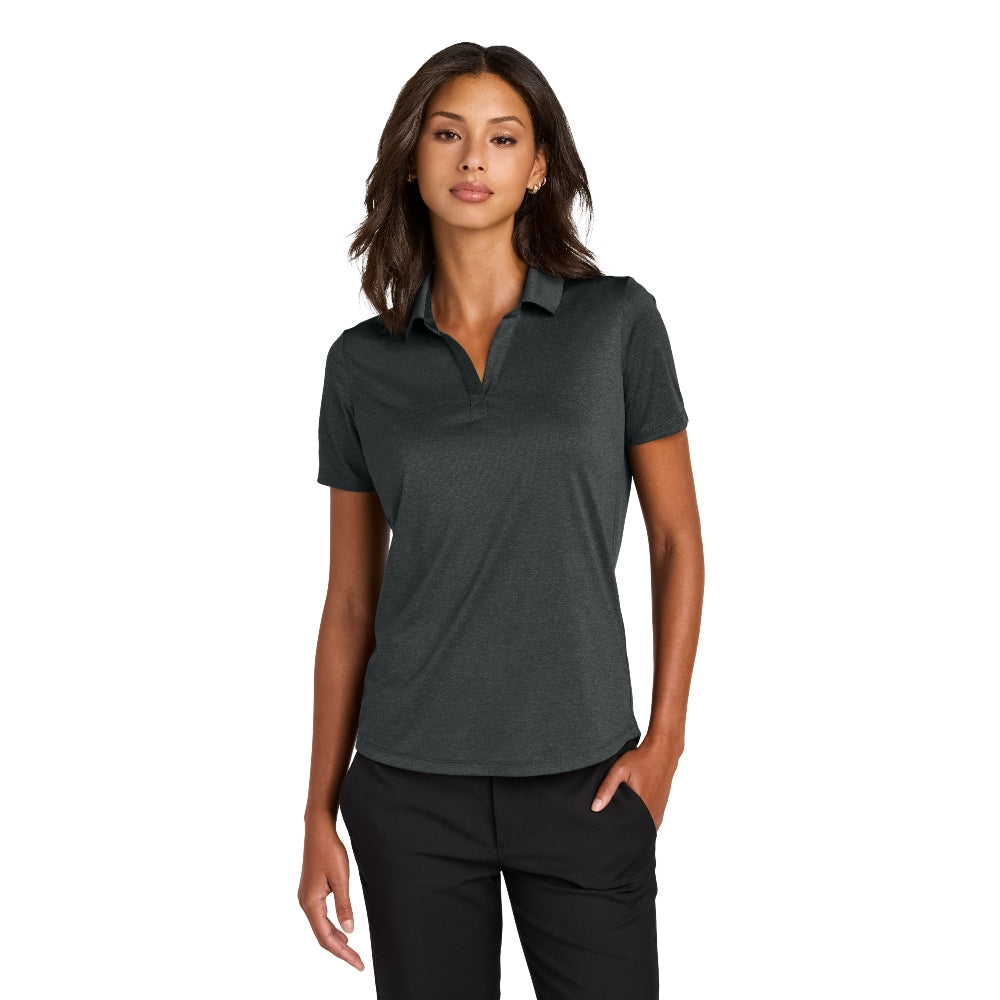Mercer+Mettle® Women’s Recharge Jersey Polo - Anchor Grey Heather