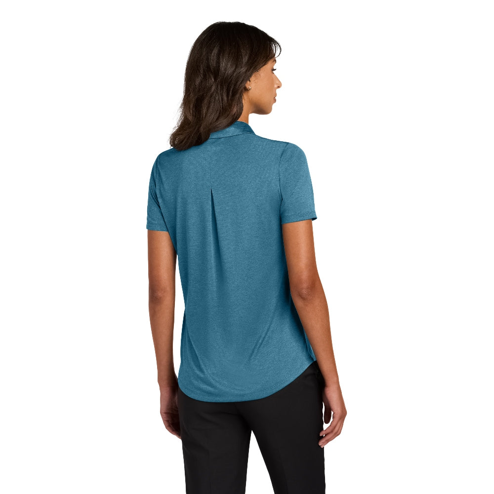 Mercer+Mettle® Women’s Recharge Jersey Polo - Harbor Blue Heather