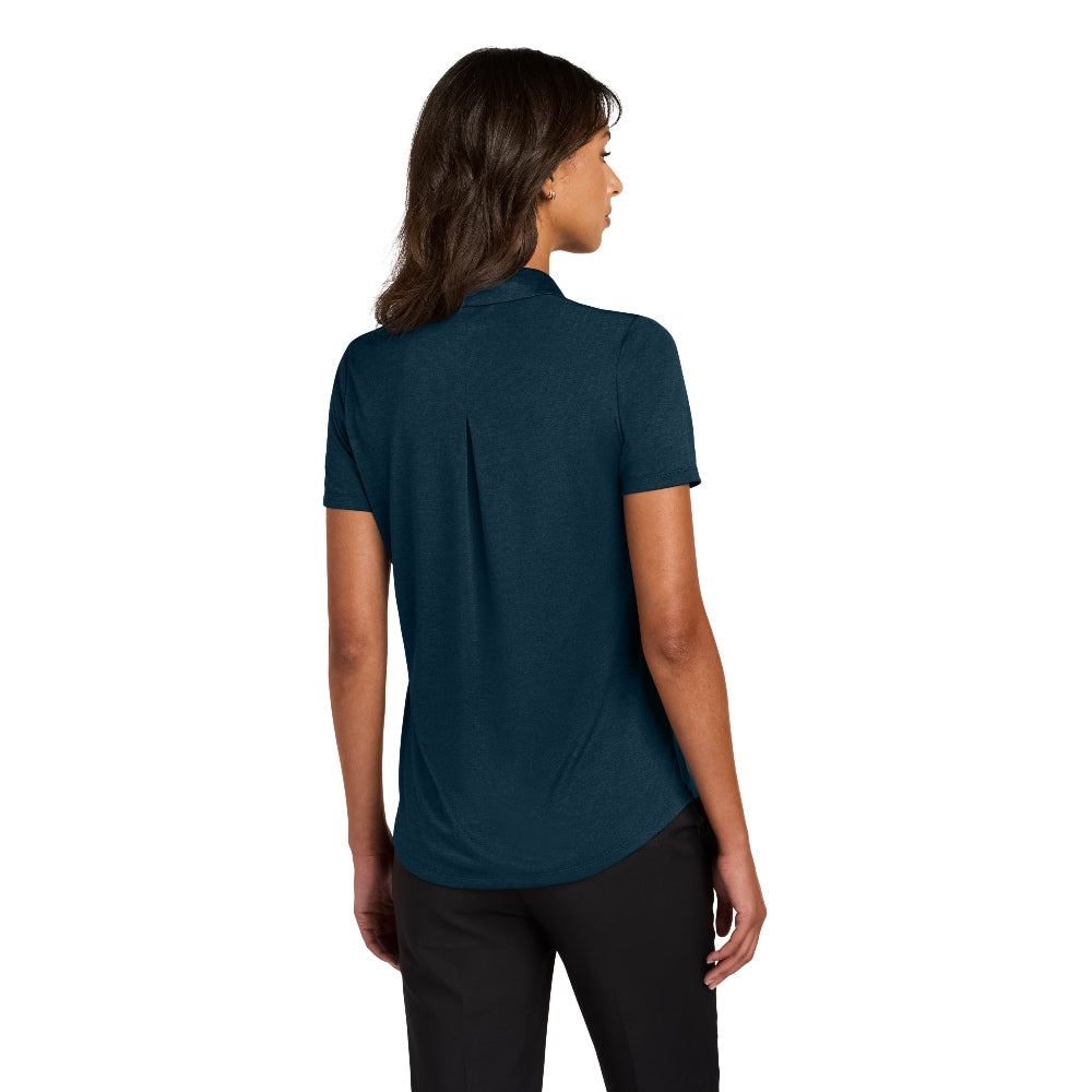 Mercer+Mettle® Women’s Recharge Jersey Polo - Insignia Blue Heather
