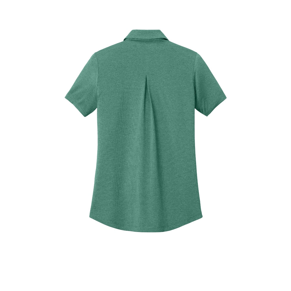 Mercer+Mettle® Women’s Recharge Jersey Polo - Sage Heather