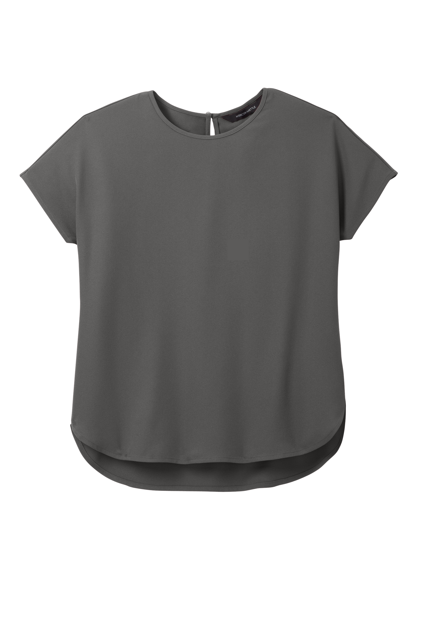 Mercer+Mettle® Women's Stretch Crepe Crew - Anchor Grey