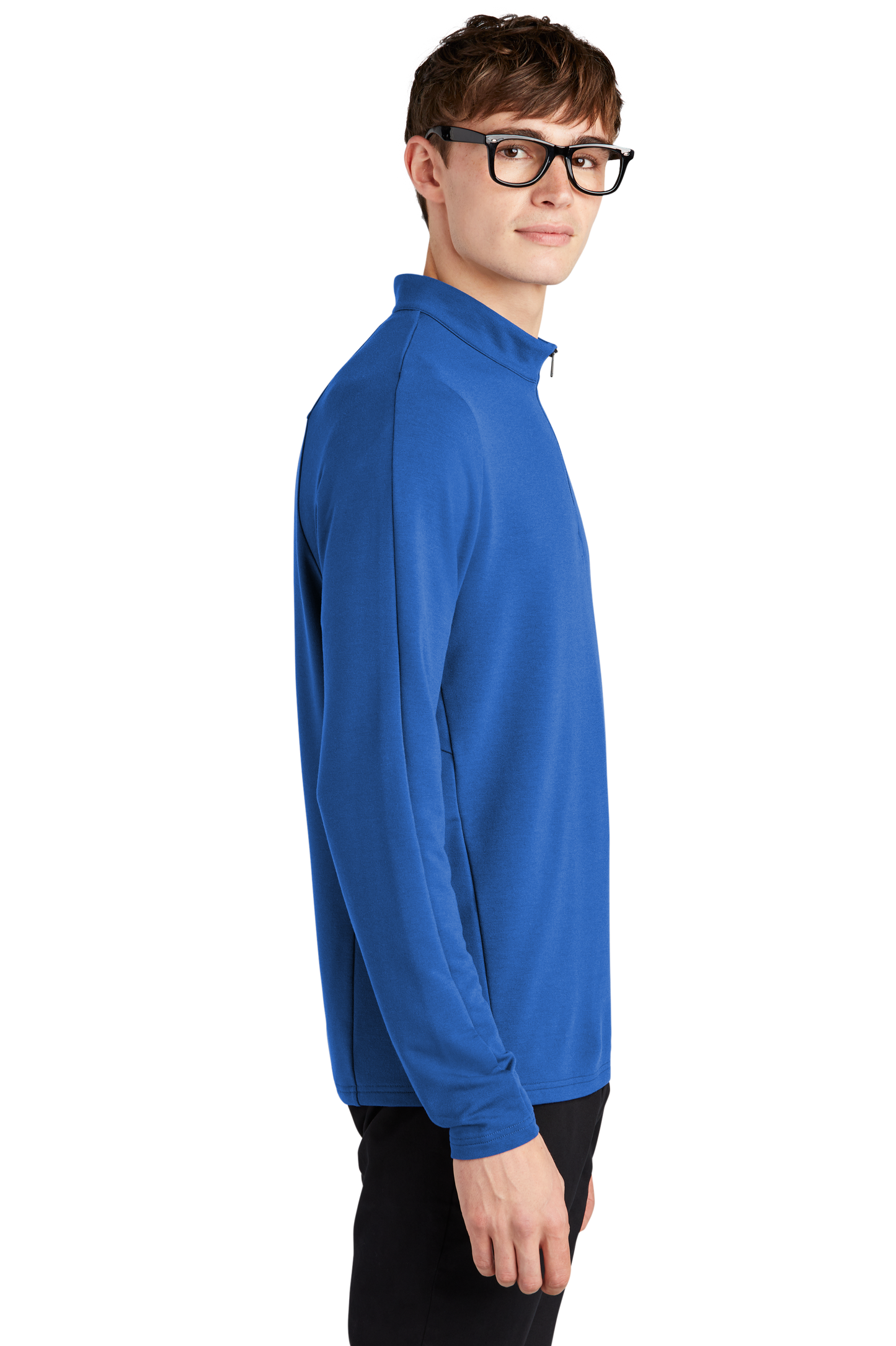 Mercer+Mettle® Stretch 1/4-Zip Pullover - Blue Note