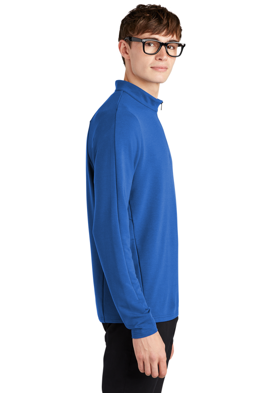 Mercer+Mettle® Stretch 1/4-Zip Pullover - Blue Note