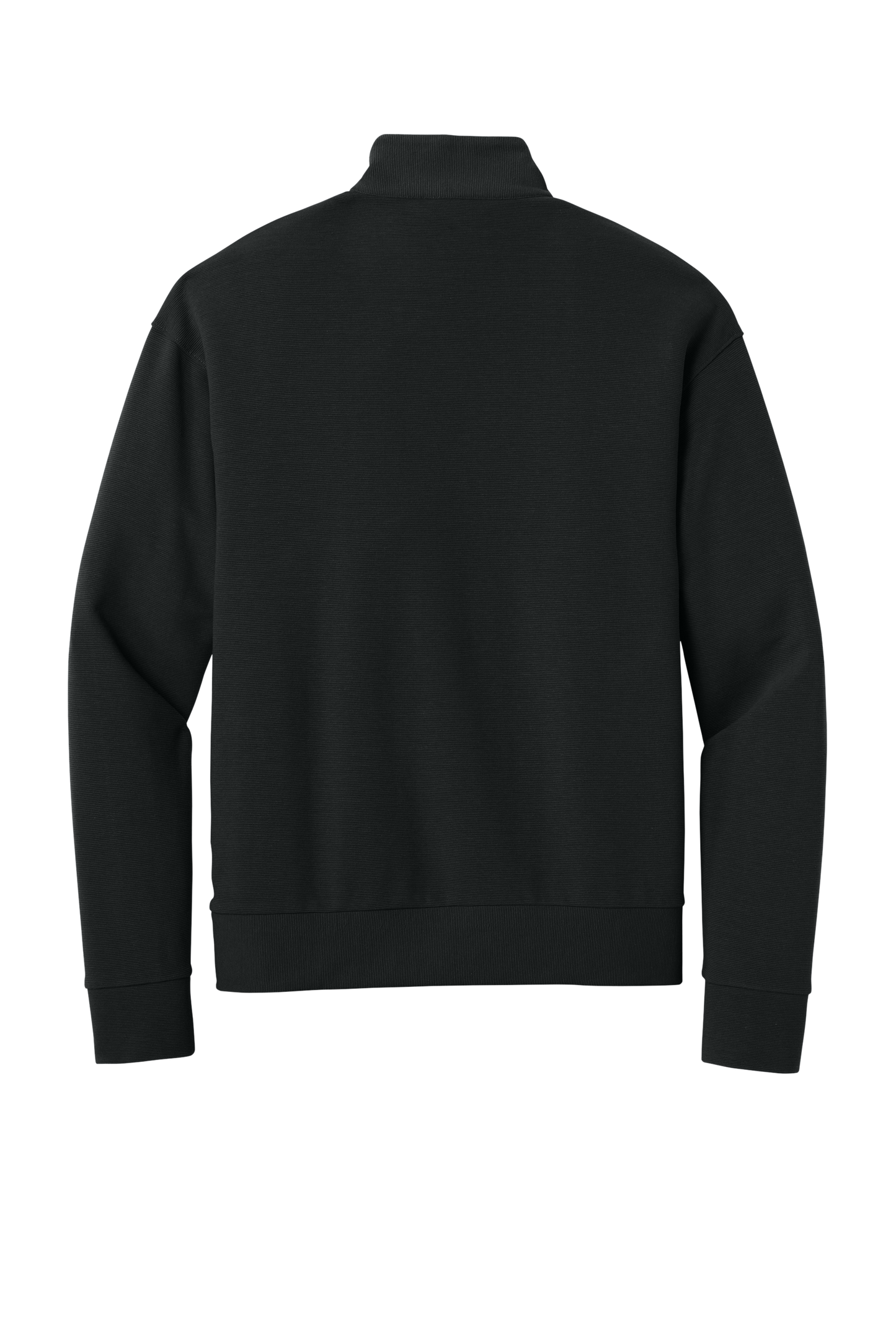 Mercer+Mettle® Linear Texture 1/4-Zip - Deep Black