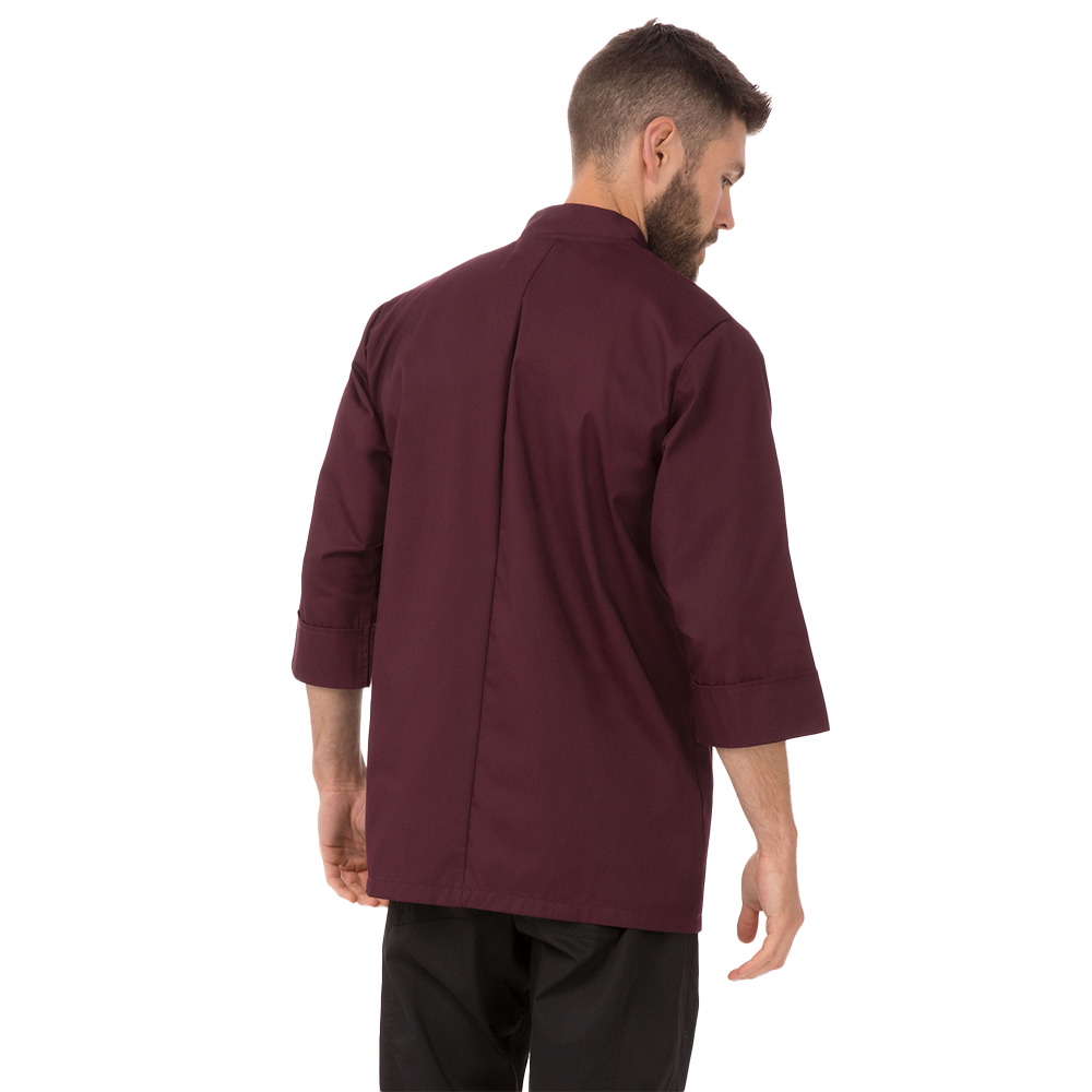 MOROCCO CHEF COAT - Merlot