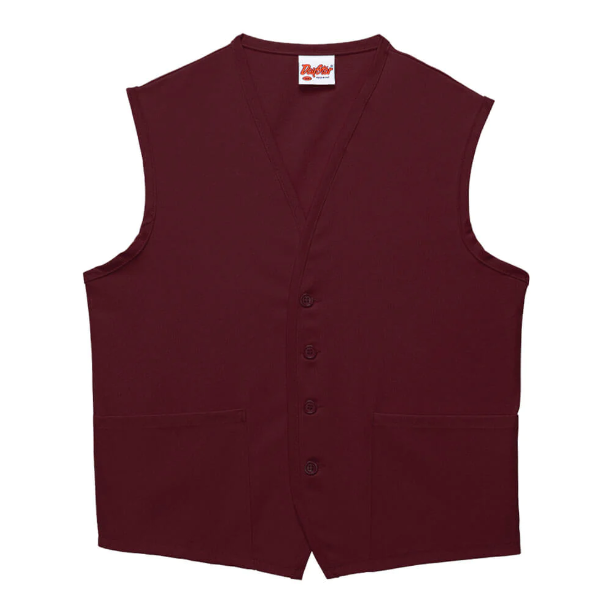 Deluxe Unisex Vest (two pockets) - Maroon