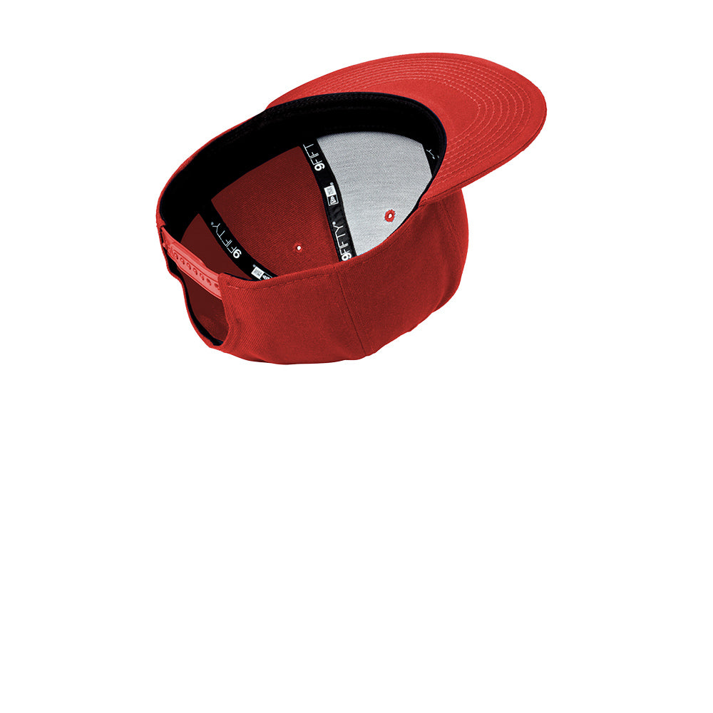 New Era ® Standard Fit Flat Bill Snapback Cap - Scarlet
