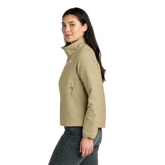 The North Face® Women’s Barr Lake Soft Shell Jacket - Khaki Stone Dark Heather