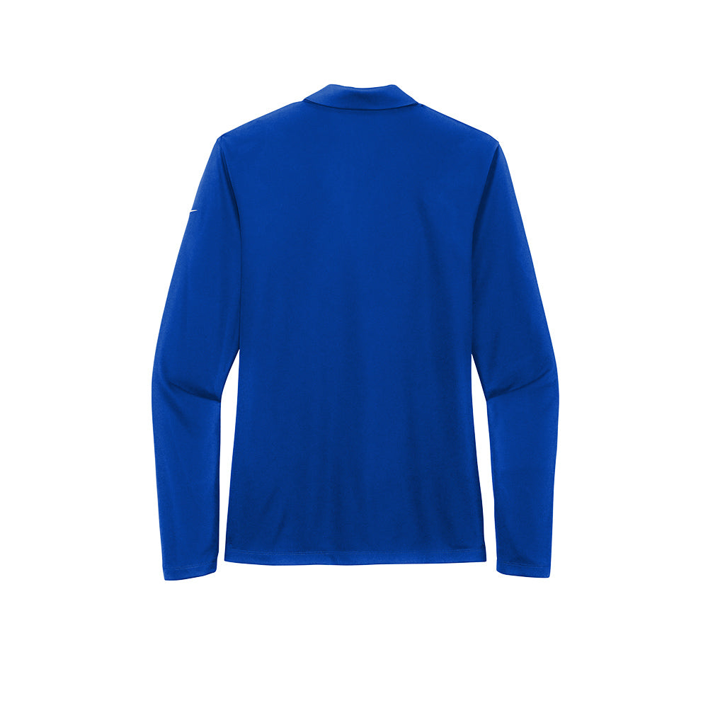 Nike Women's Dri-FIT Micro Pique 2.0 Polo Long Sleeve - Game Royal