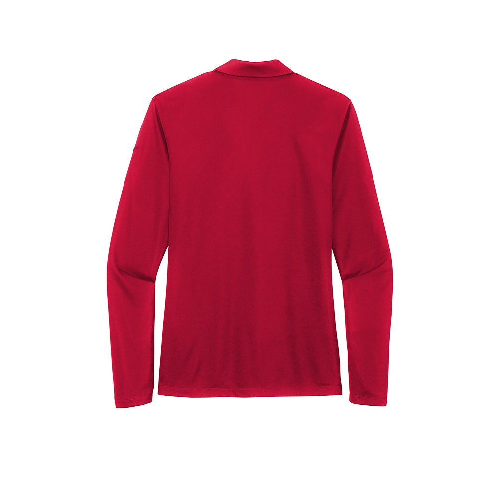 Nike Women's Dri-FIT Micro Pique 2.0 Polo Long Sleeve - University Red