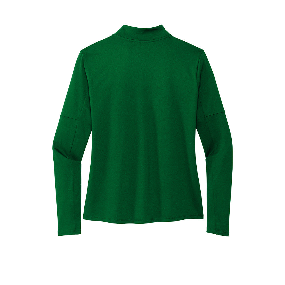 Nike Ladies Dri-FIT Element 1/2-Zip Top- Dark Green