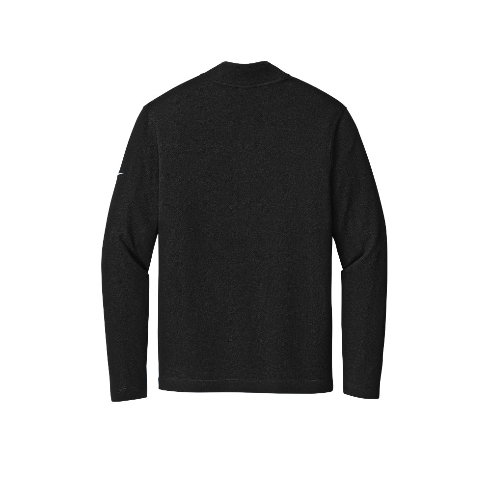 Nike Textured 1/2-Zip Cover-Up - Black
