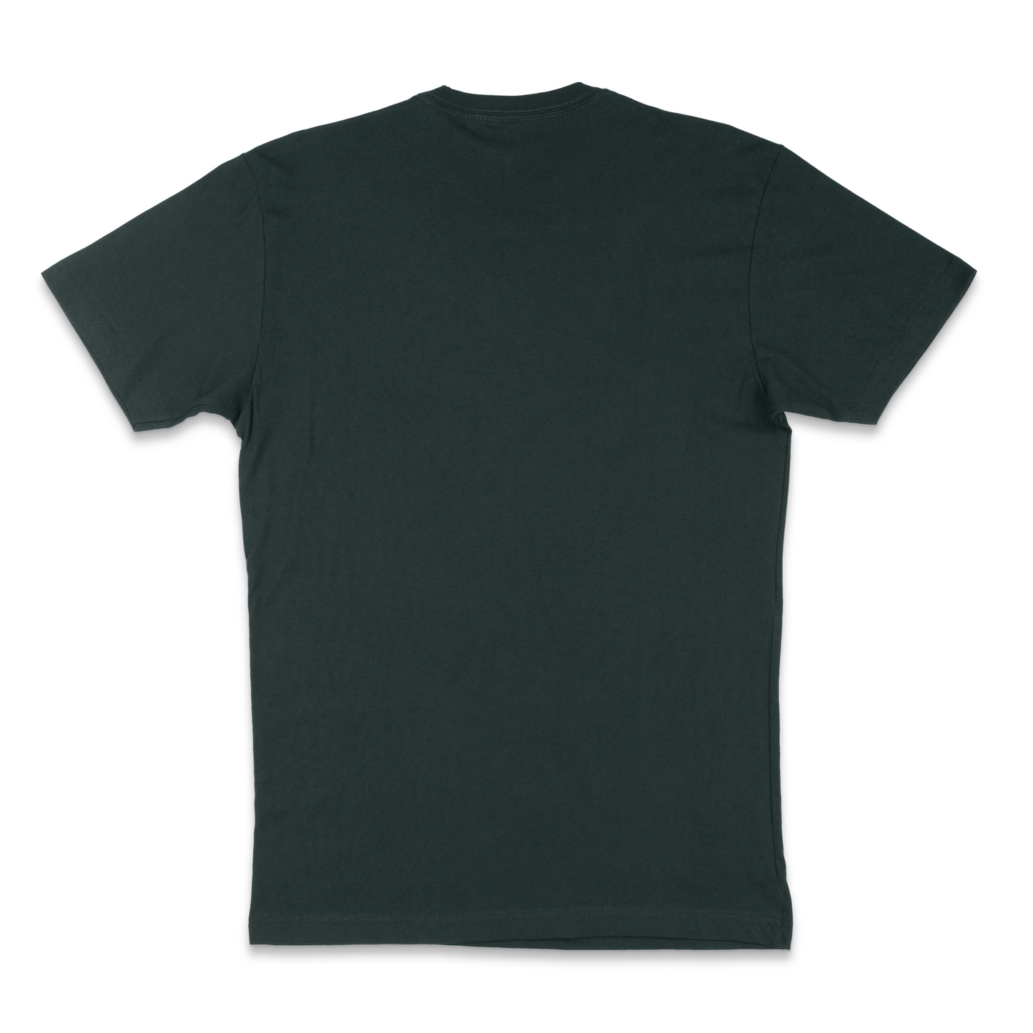 Next Level Fitted Crew Tee - Forest Green