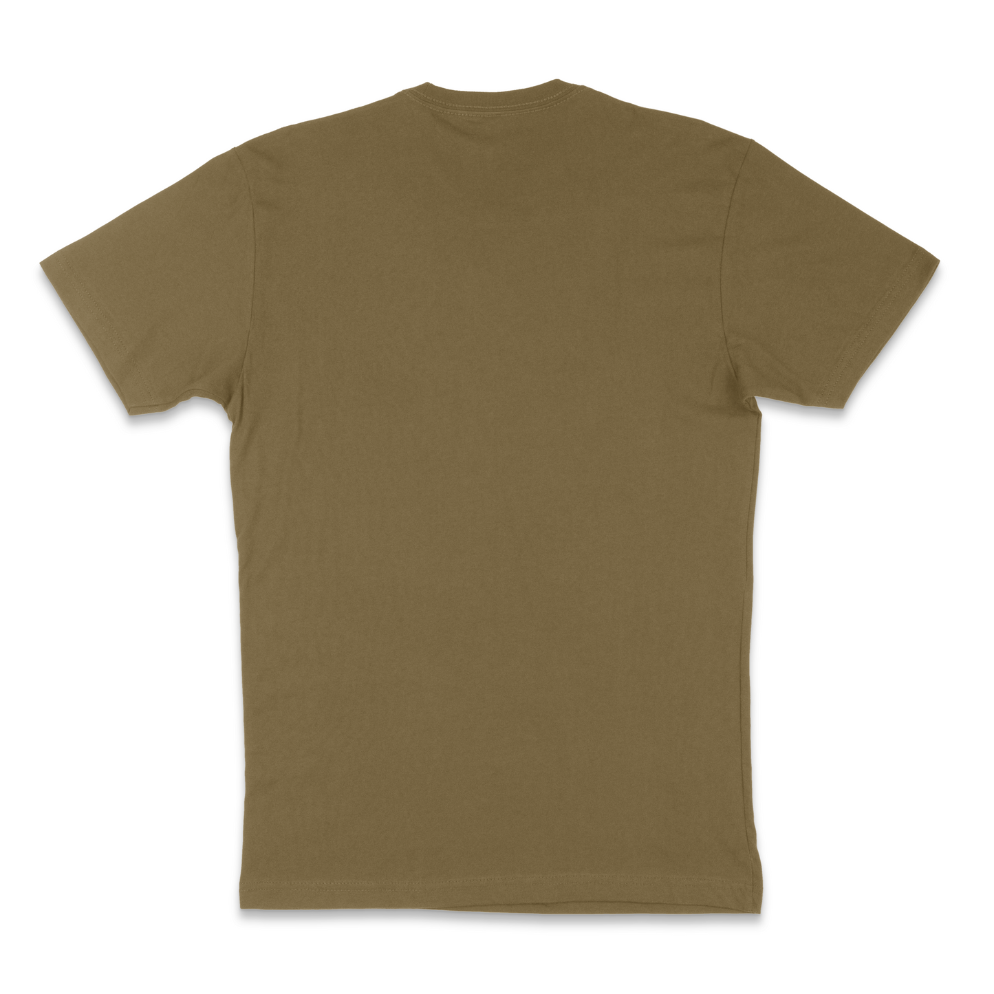 Next Level Fitted Crew Tee - Military Green