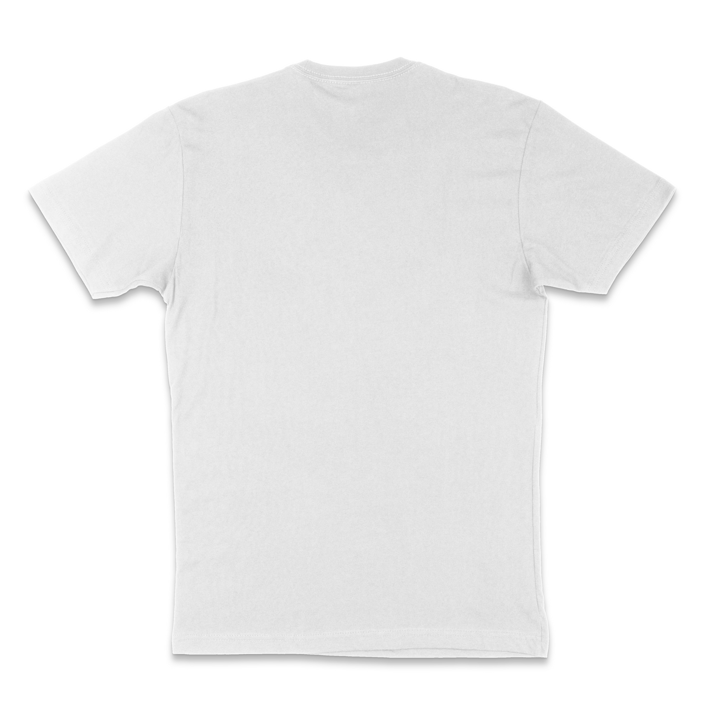 Next Level Fitted Crew Tee - White