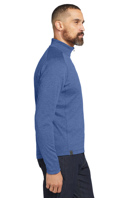 OGIO® Pixel 1/4-Zip - Optic Blue