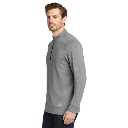 OGIO® Luuma 1/2-Zip Fleece - Petro Grey Heather