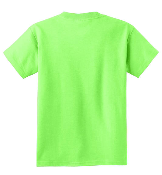 Port & Company® Youth Core Cotton Tee - Neon Green