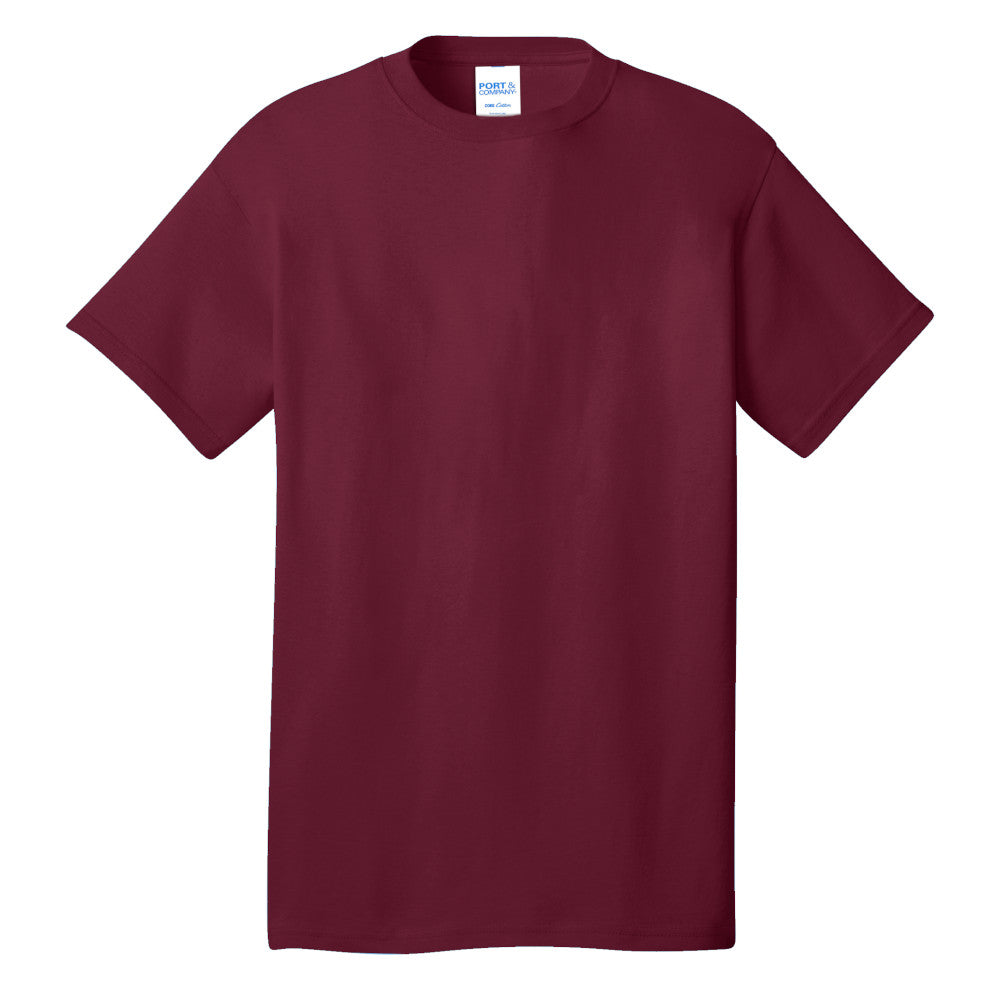 Port & Company® Core Cotton Tee - Cardinal