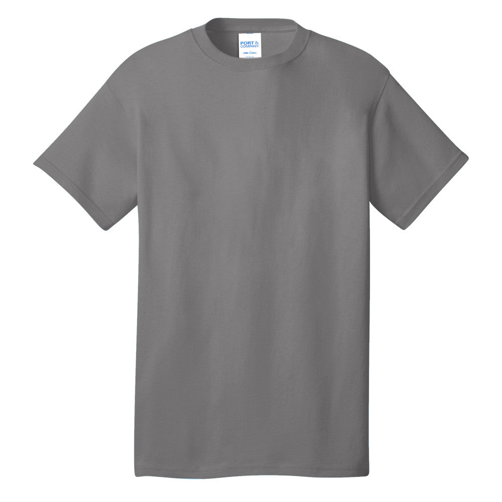 Port & Company® Core Cotton Tee - Medium Grey