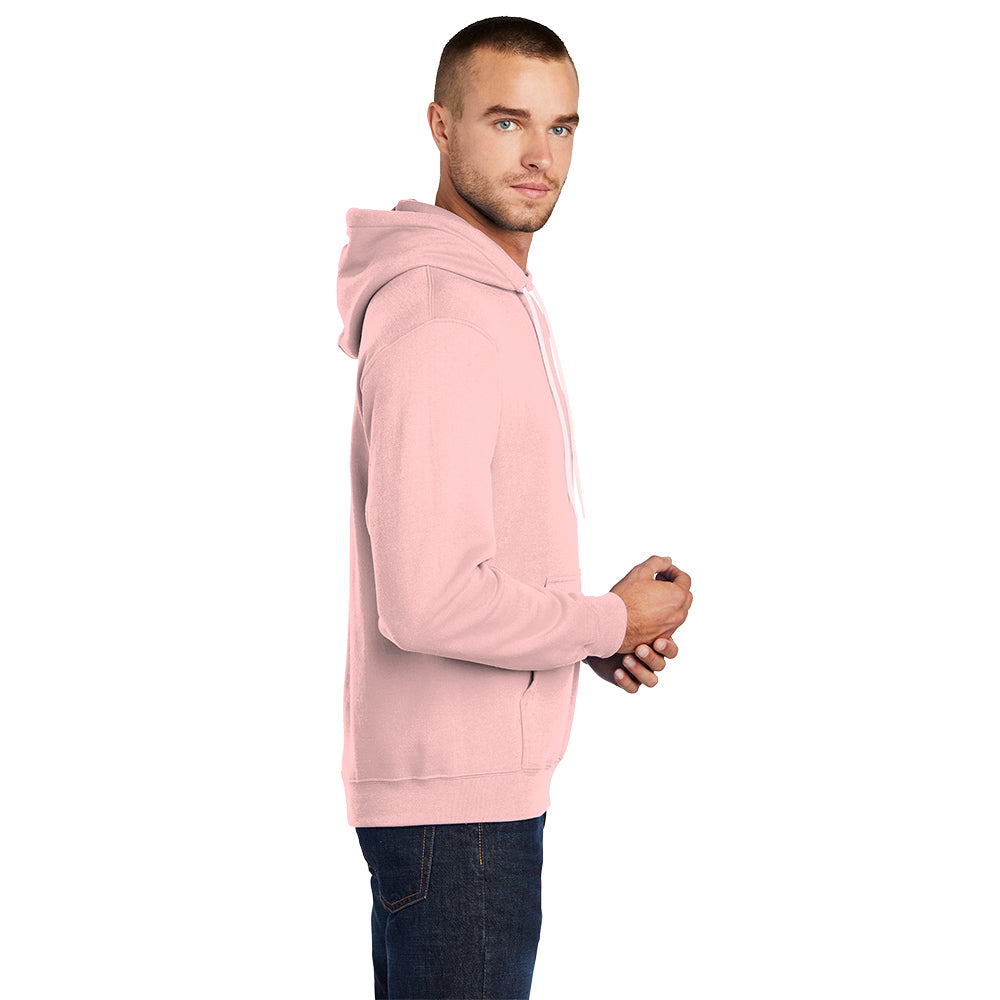 Port & Company® Core Fleece Pullover Hooded Sweatshirt - Pale Blush