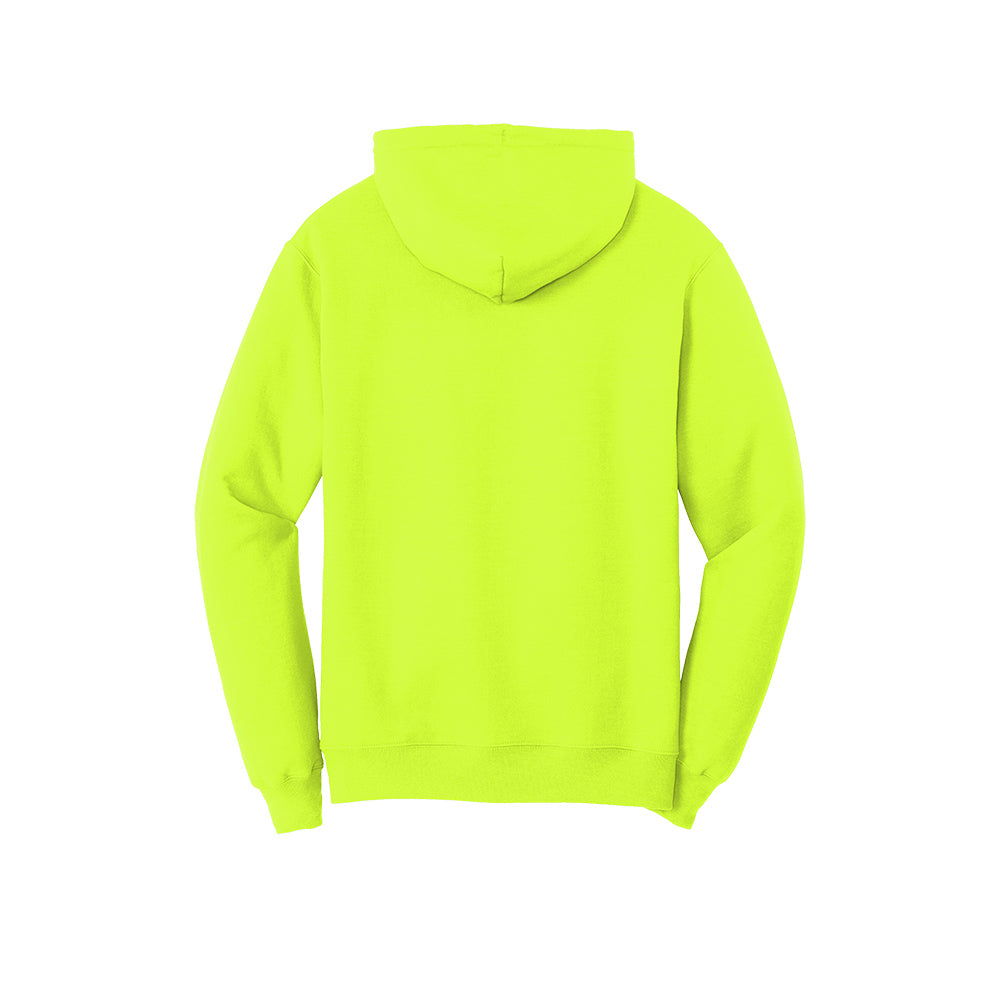 Port & Company® Core Fleece Pullover Hooded Sweatshirt - Safety Green