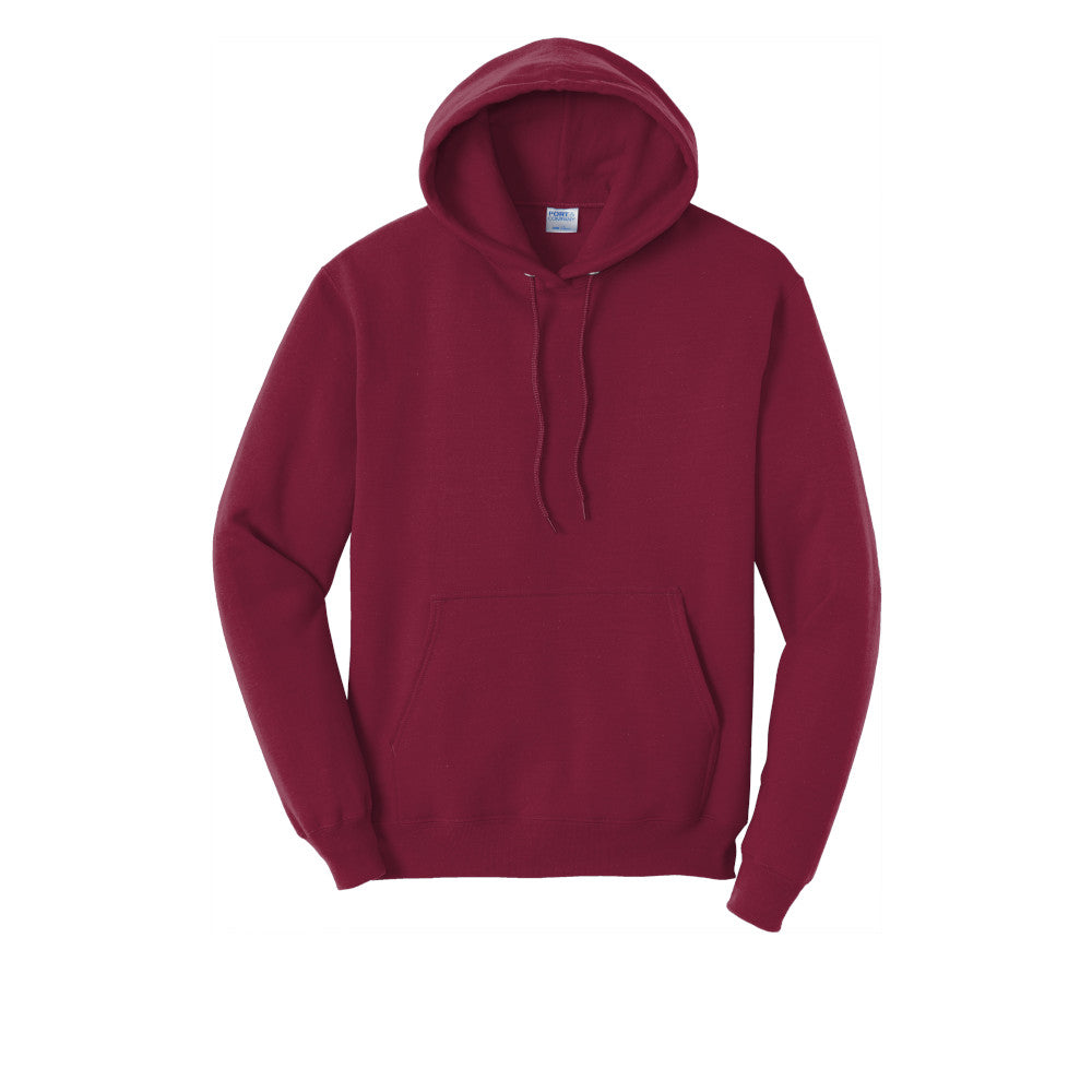 Port & Company® Core Fleece Pullover Hooded Sweatshirt - Cardinal