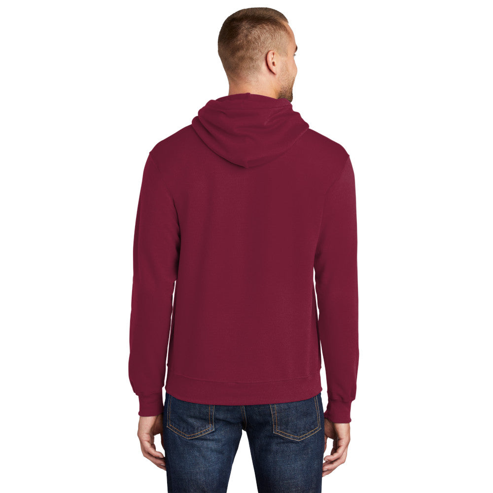Port & Company® Core Fleece Pullover Hooded Sweatshirt - Cardinal