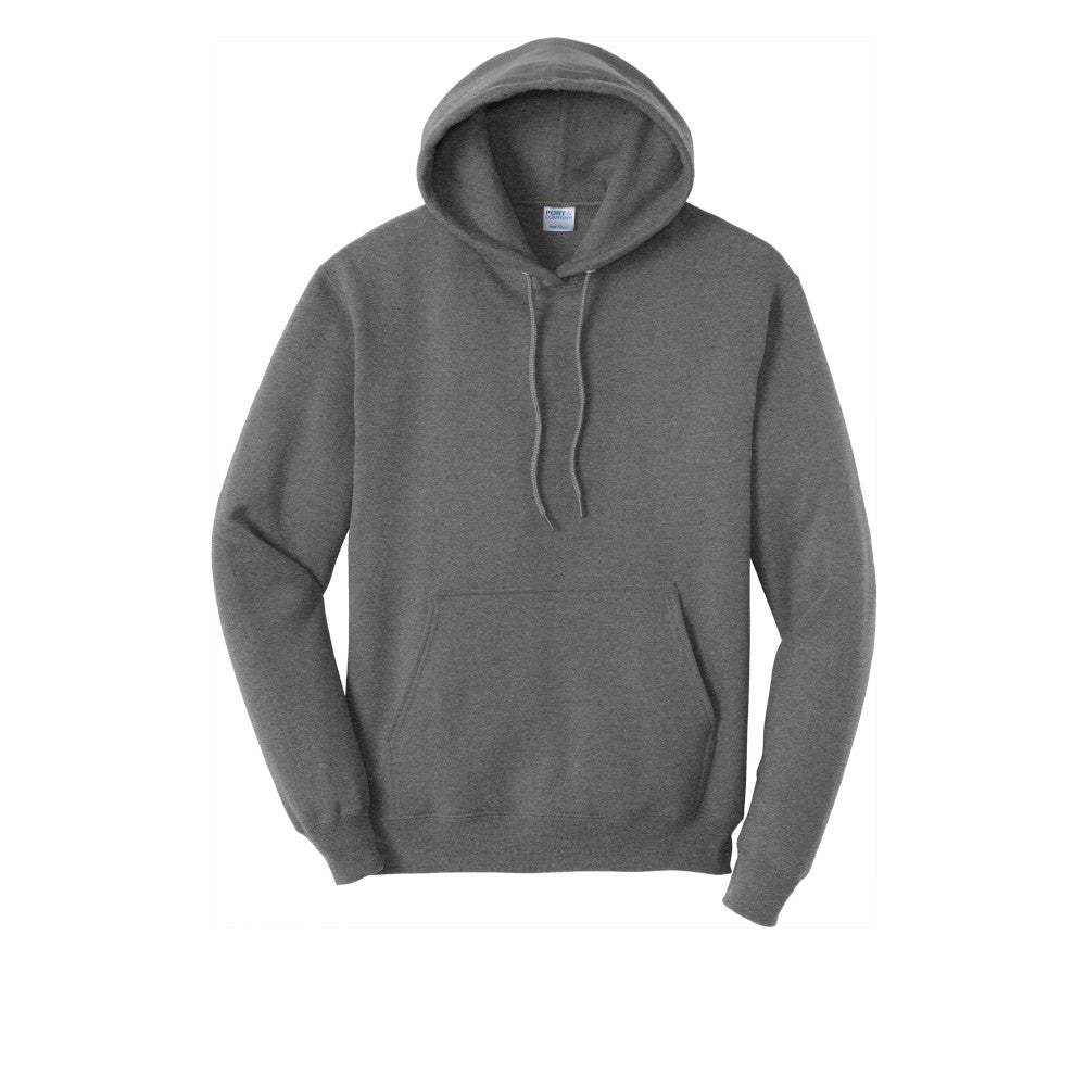 Port & Company® Core Fleece Pullover Hooded Sweatshirt - Graphite Heather