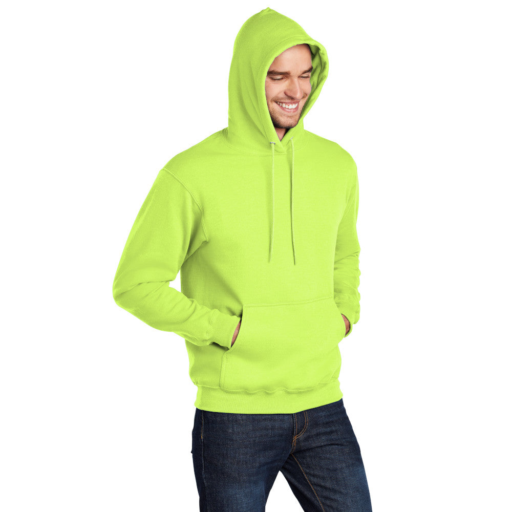 Port & Company® Core Fleece Pullover Hooded Sweatshirt - Neon Yellow
