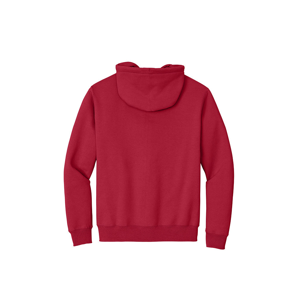 Port & Company® Essential Fleece Full-Zip Hooded Sweatshirt - Red