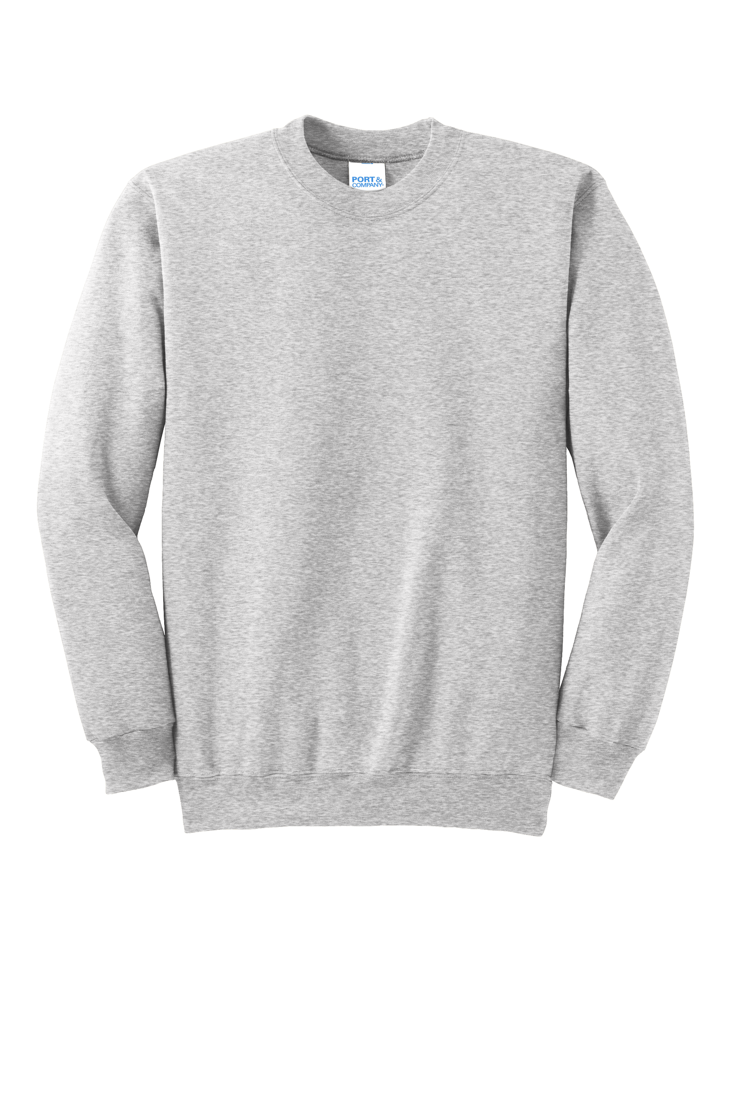 Port & Company® Essential Fleece Crewneck Sweatshirt - Ash