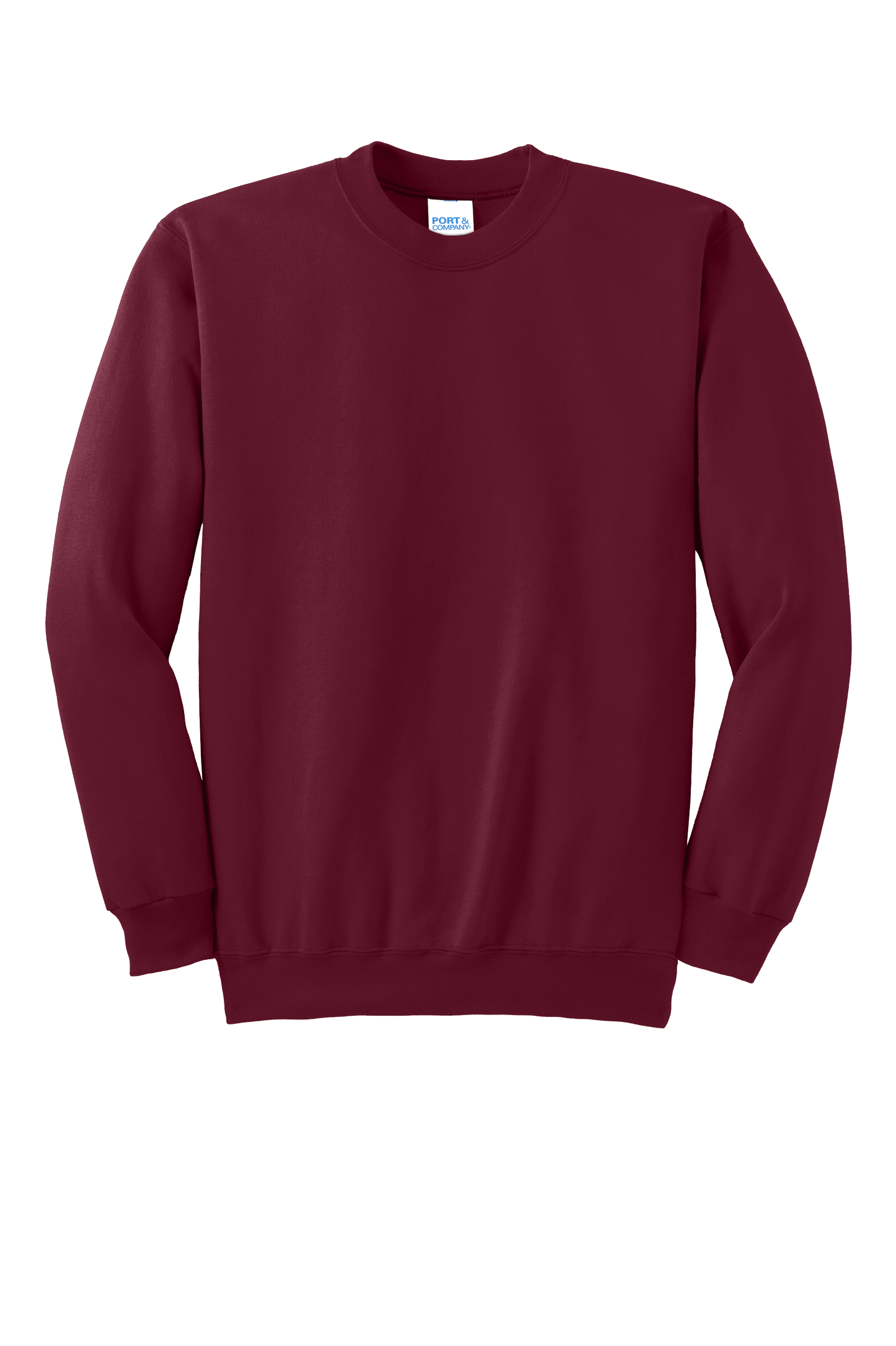 Port & Company® Essential Fleece Crewneck Sweatshirt - Cardinal