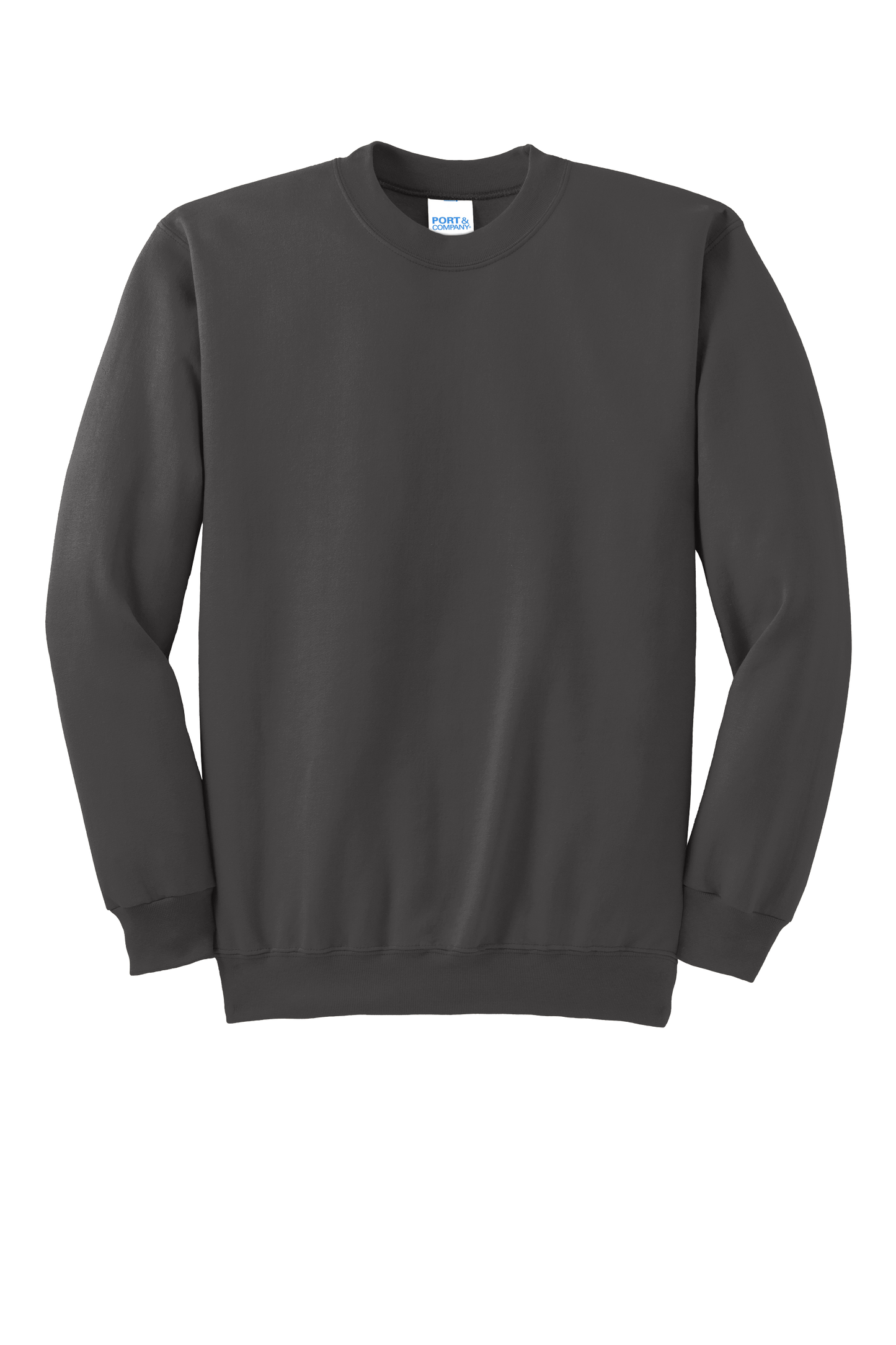 Port & Company® Essential Fleece Crewneck Sweatshirt - Charcoal