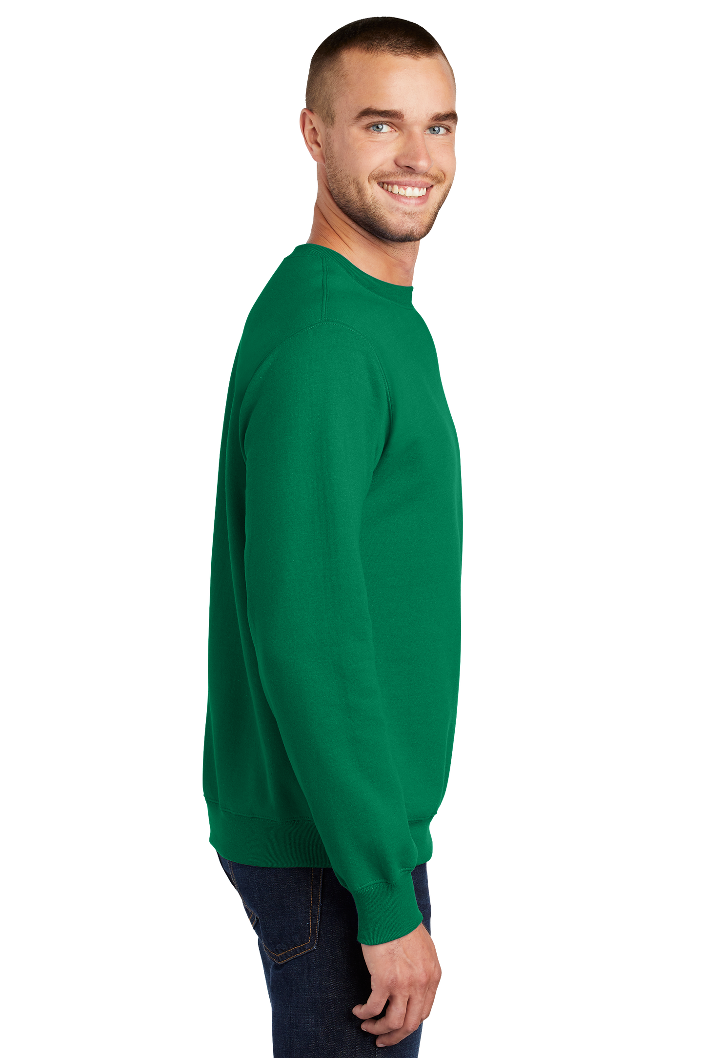 Port & Company® Essential Fleece Crewneck Sweatshirt - Kelly