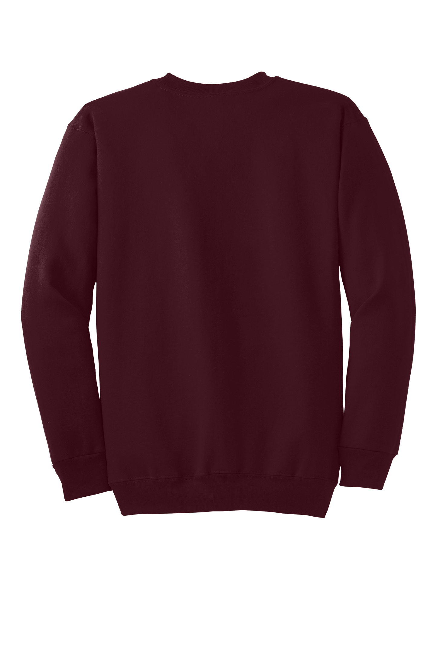 Port & Company® Essential Fleece Crewneck Sweatshirt - Maroon