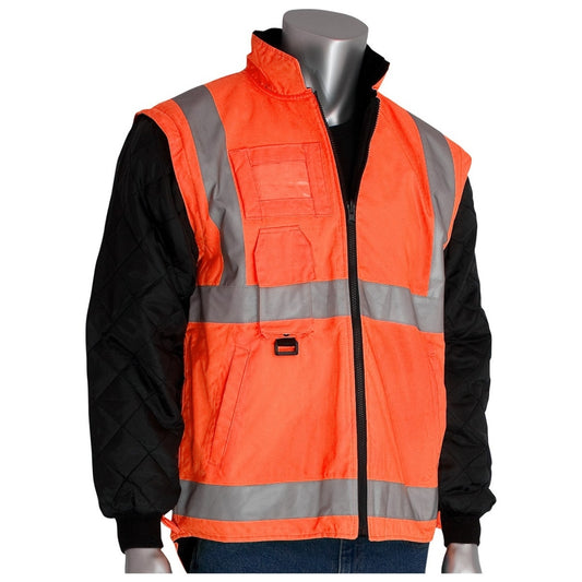 PIP 343-1756 Type R Class 3 7-in-1 All Conditions Winter Coat - Orange