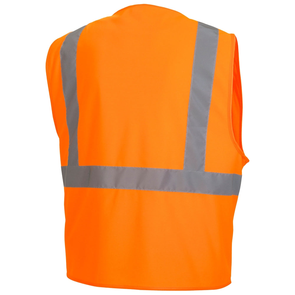 Pyramex RVHL2910 Type R Class 2 Solid Safety Vest - Orange