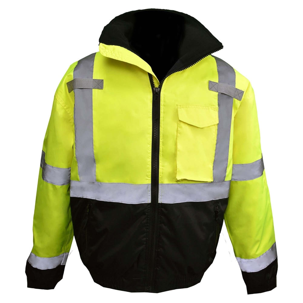 Radians SJ11QB-3ZGS Type R Class 3 Weatherproof Bomber Jacket with Qui ...