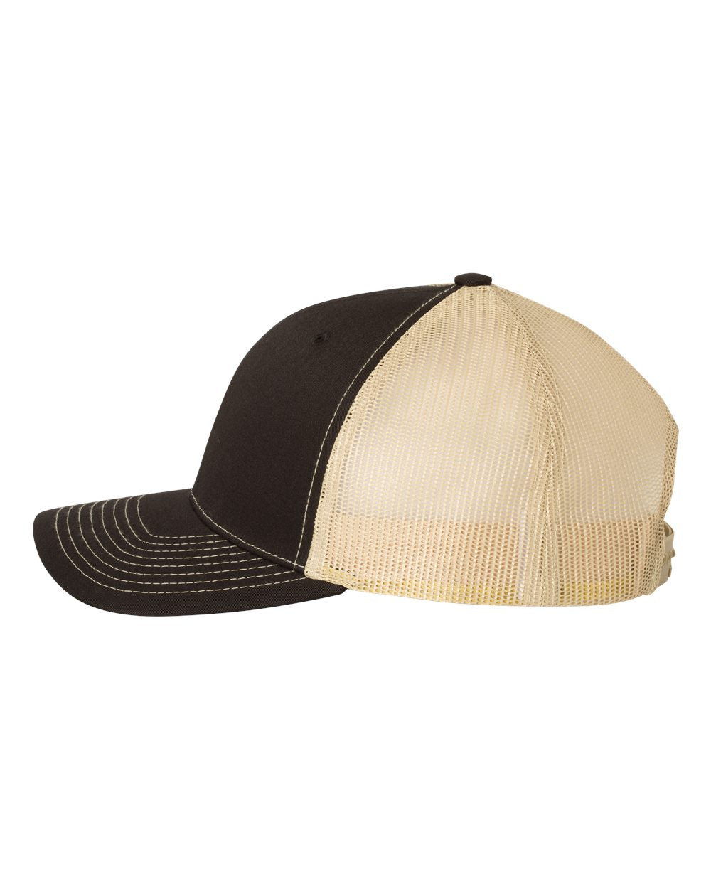 Richardson 112 Trucker Hat - Black Vegas / Gold