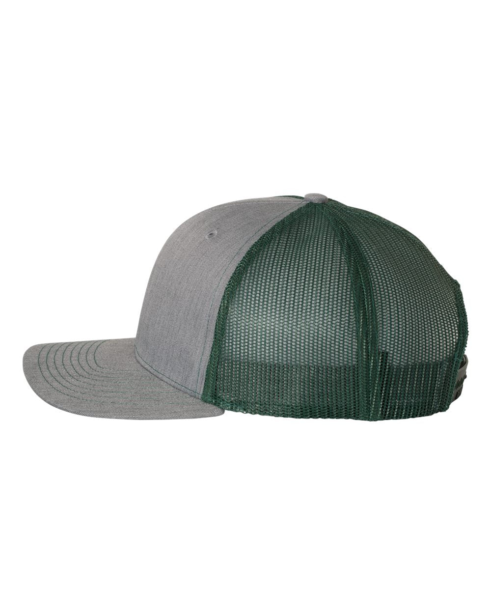 Richardson 112 Trucker Hat -Heather Gray / Charcoal / Dark Green