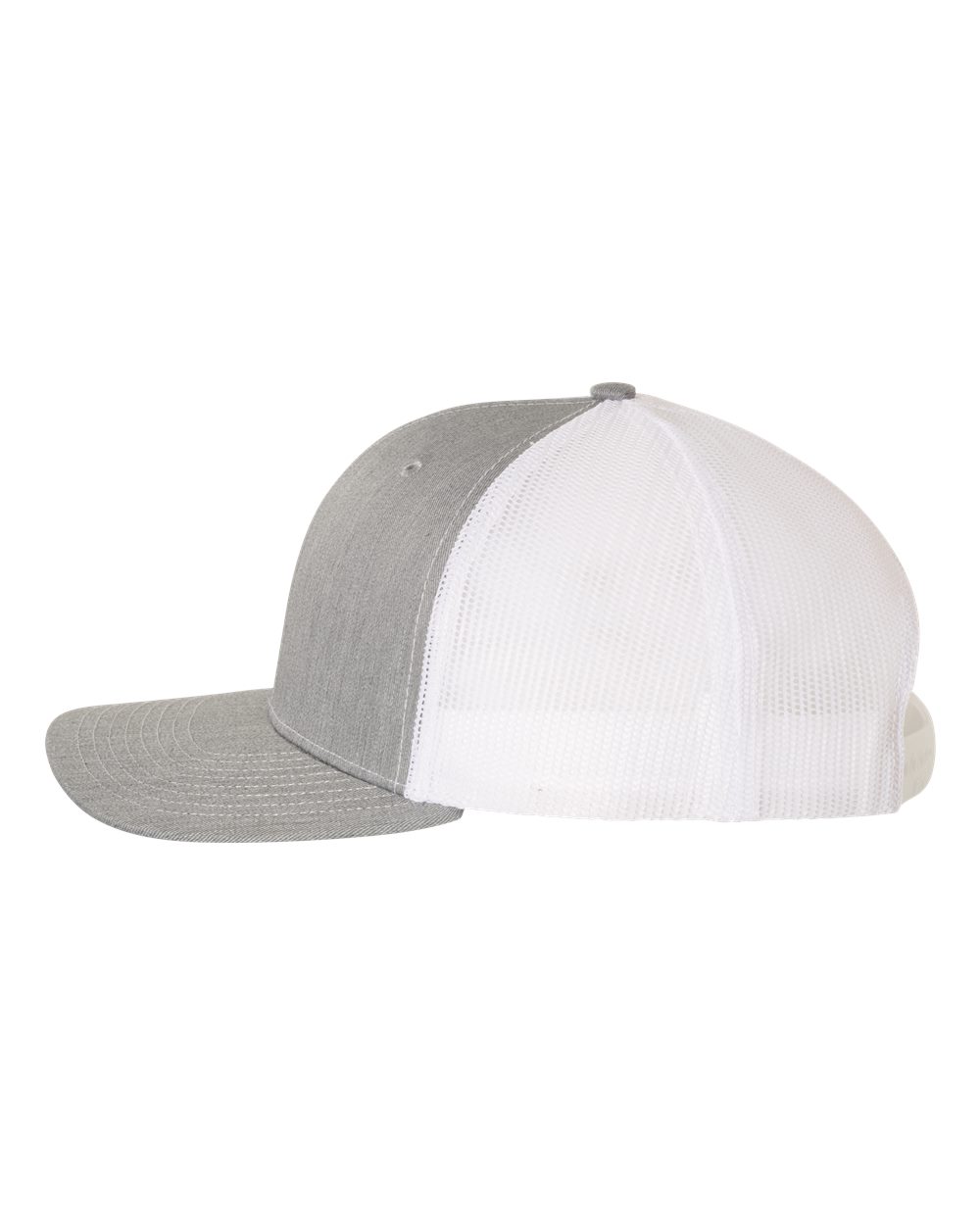 Richardson 112 Trucker Hat -Heather Gray / White