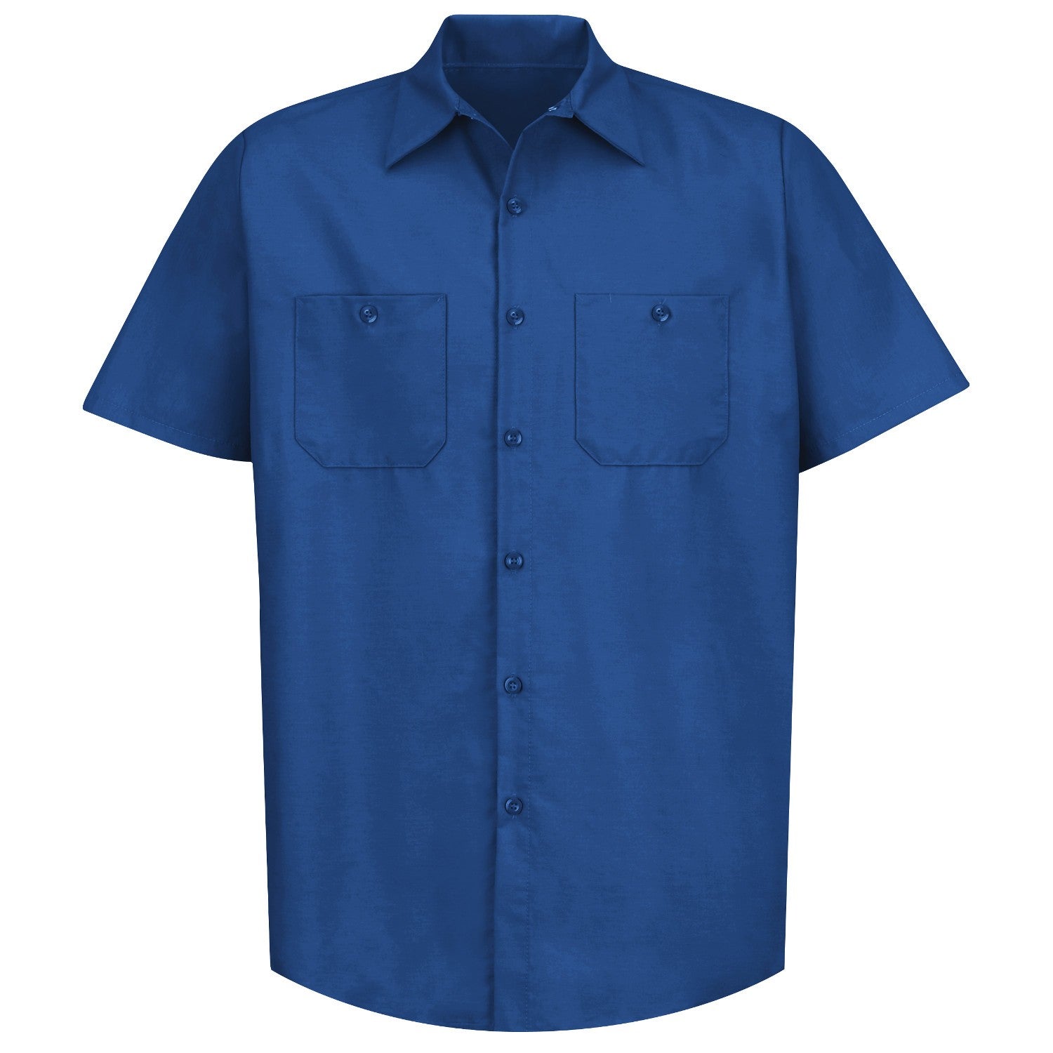 Red Kap® Short Sleeve Industrial Work Shirt Royal Blue