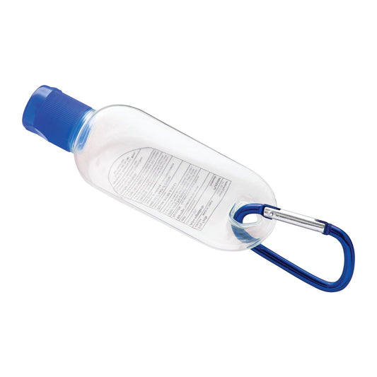 Clip-N-Go 1oz Hand Sanitizer with Mini Carabiner - Royal