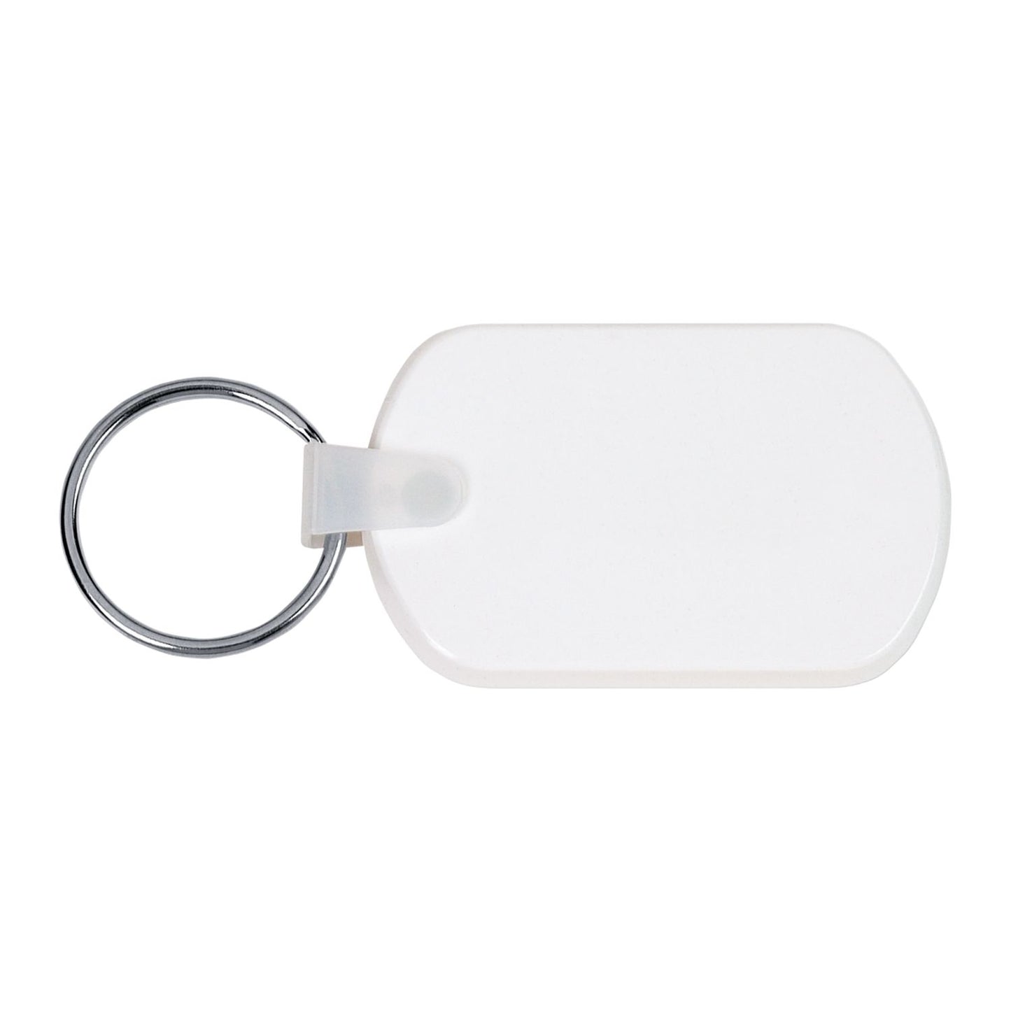 Rectangular Soft Key Tag - White